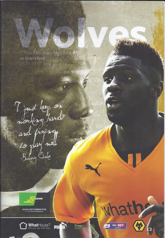 Wolverhampton Wanderers FC v Brentford FC